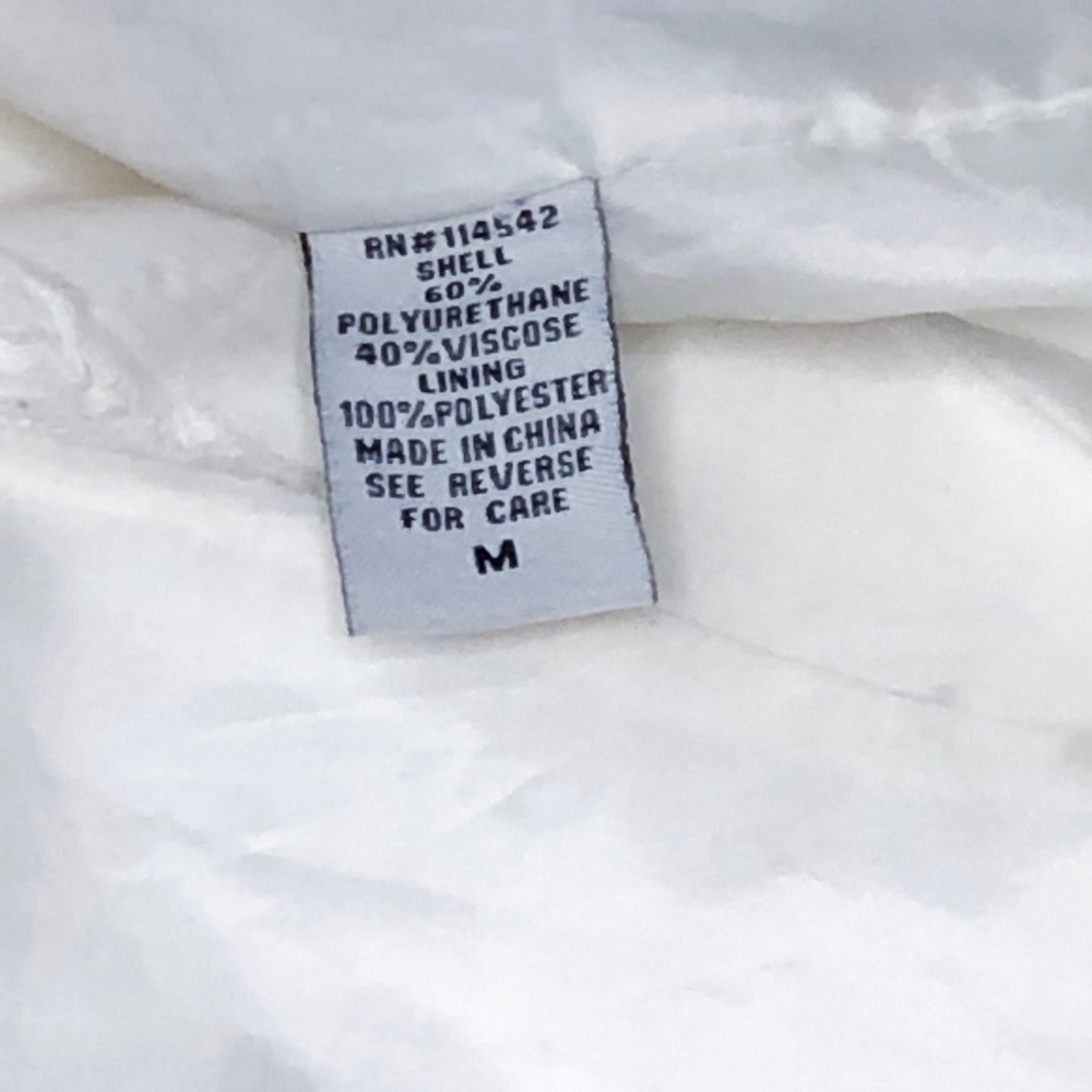 JOU JOU Junior’s Cream Leather Jacket - Picture 4 of 5